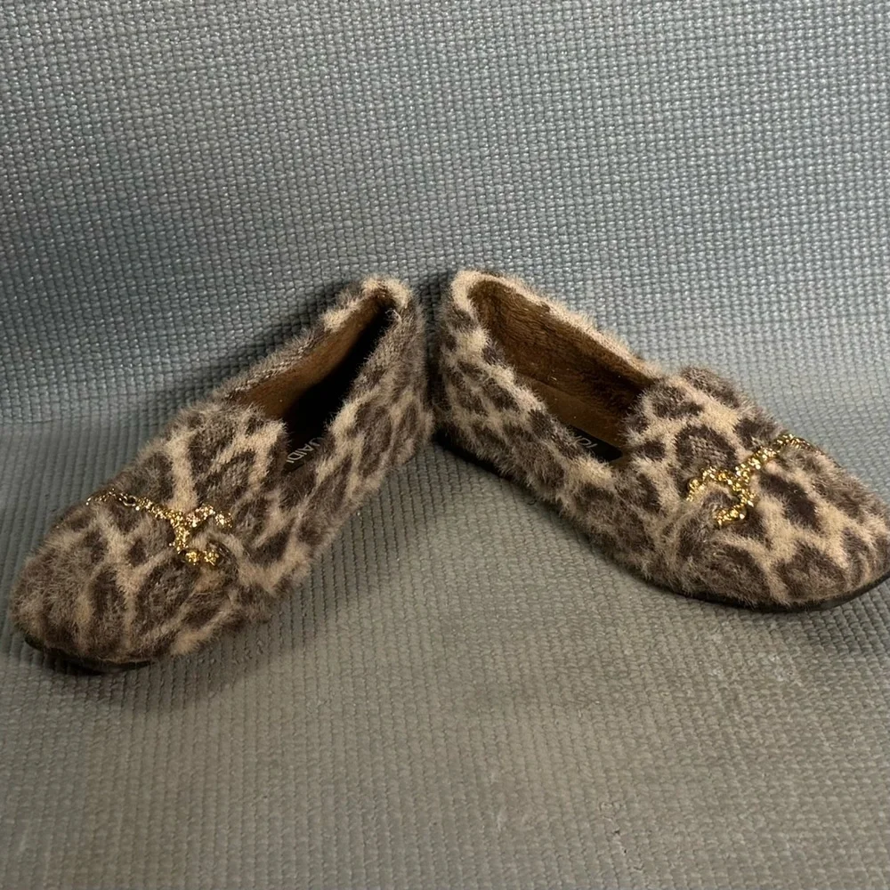 Kouaidi Women’s Leopard Print‎ Slip On Loafer Shoes Size 6 US 36 EU